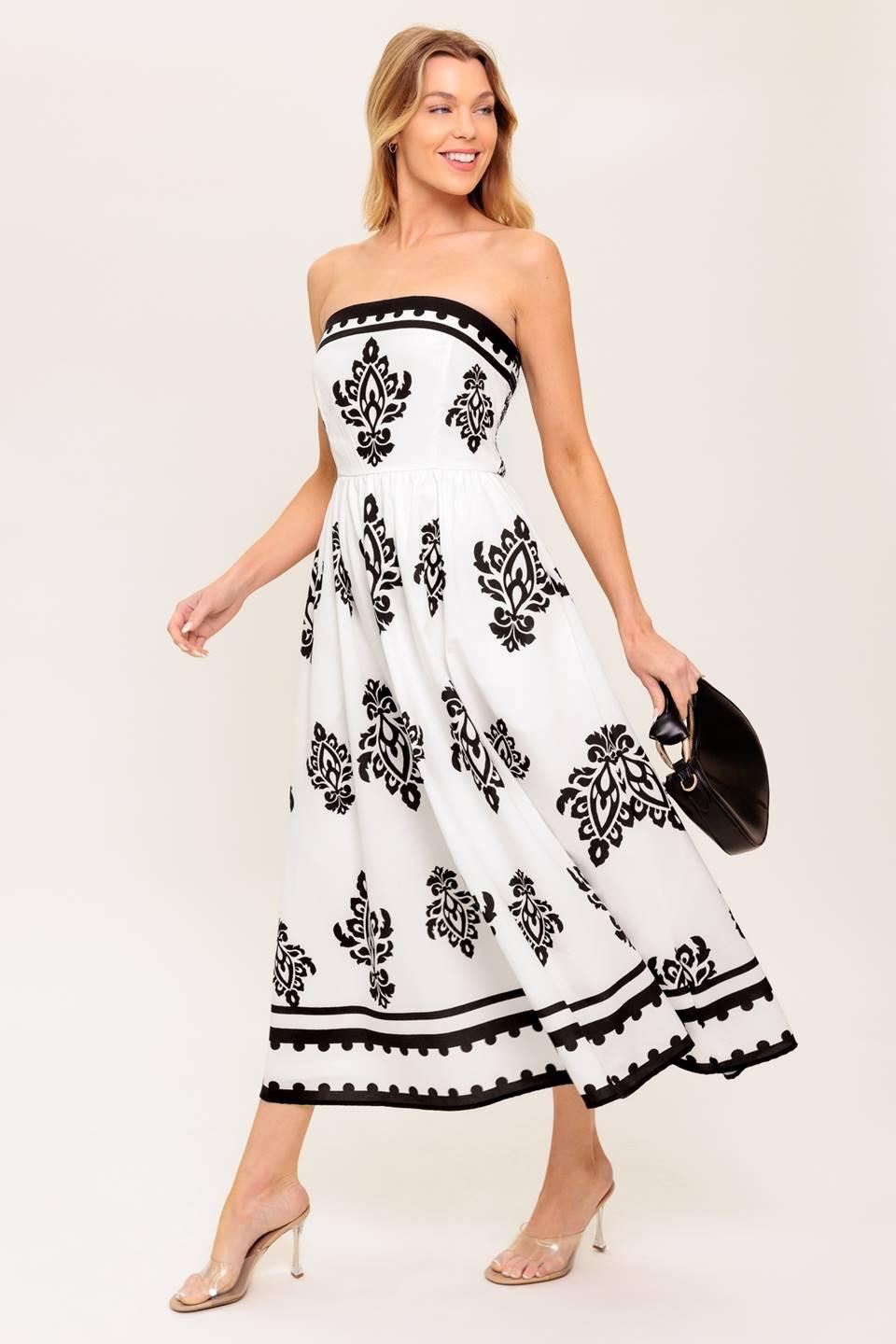 MYSTIC TWILIGHT WOVEN MDI DRESS - Glamourous Grace