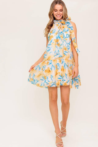 SUMMER SPELL IVORY WOVEN MINI DRESS - Glamourous Grace