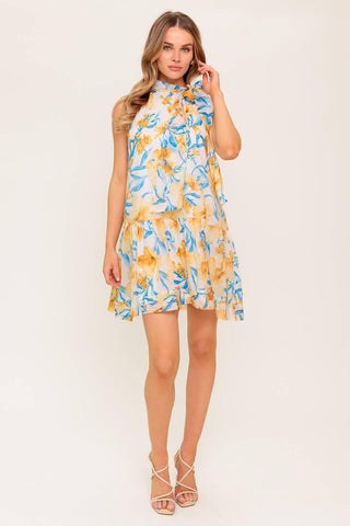 SUMMER SPELL IVORY WOVEN MINI DRESS - Glamourous Grace