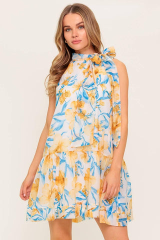 SUMMER SPELL IVORY WOVEN MINI DRESS - Glamourous Grace