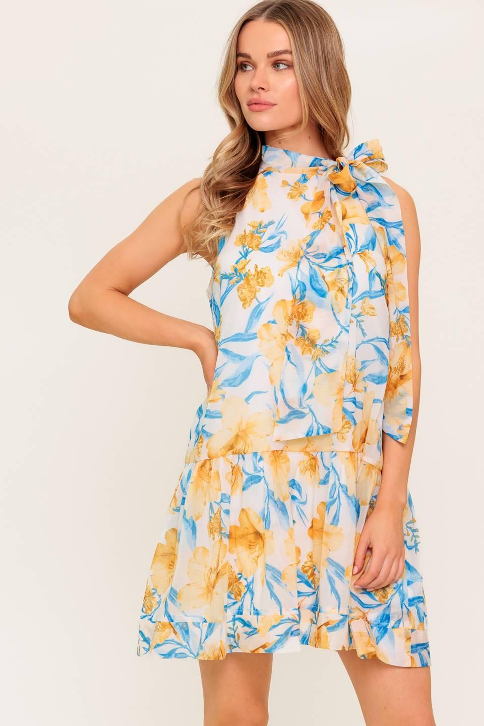 SUMMER SPELL IVORY WOVEN MINI DRESS - Glamourous Grace