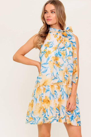 SUMMER SPELL IVORY WOVEN MINI DRESS - Glamourous Grace