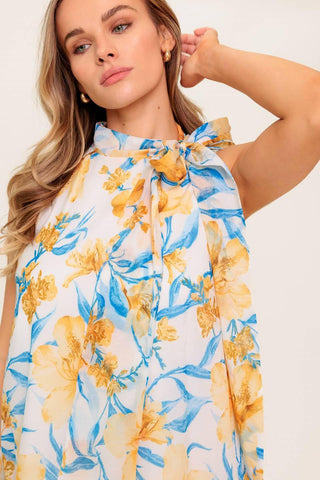 SUMMER SPELL IVORY WOVEN MINI DRESS - Glamourous Grace