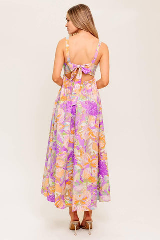 BREEZE SONG PINK WOVEN MIDI DRESS - Glamourous Grace