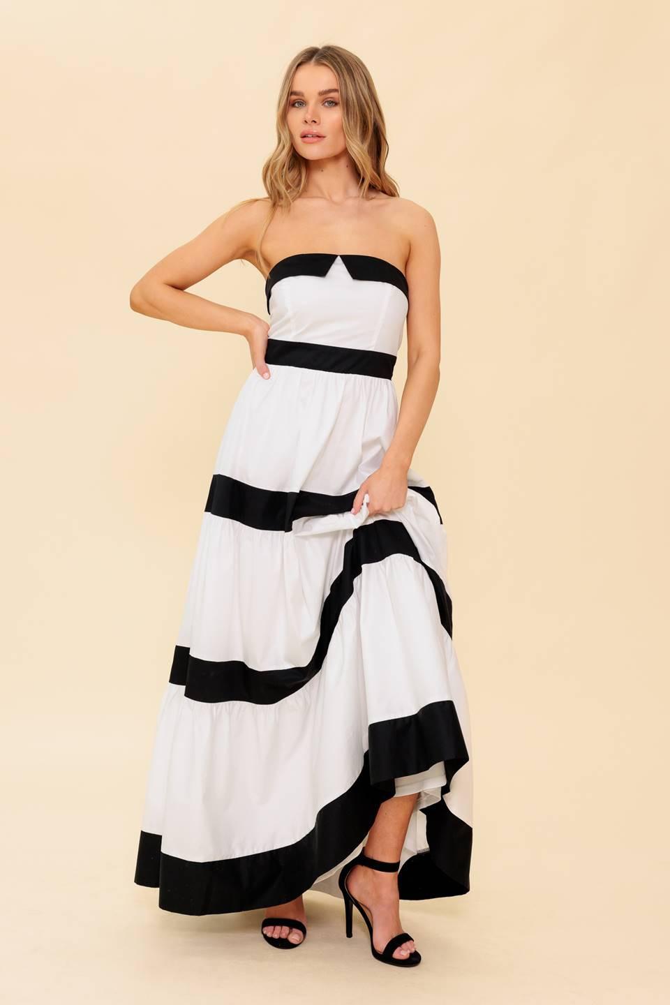YOURS TO KEEP COLOR BLOKED MAXI DRESS - Glamourous Grace