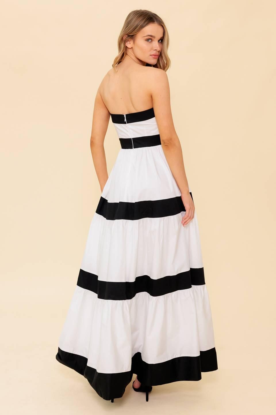 YOURS TO KEEP COLOR BLOKED MAXI DRESS - Glamourous Grace
