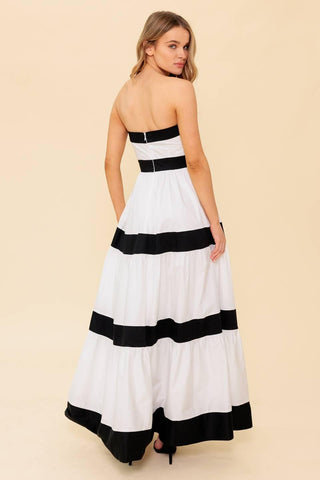 YOURS TO KEEP COLOR BLOKED MAXI DRESS - Glamourous Grace
