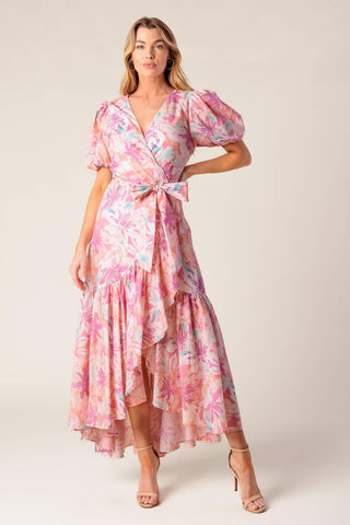 BLESS YOUR HEART CORAL WOVEN MINI DRESS - Glamourous Grace