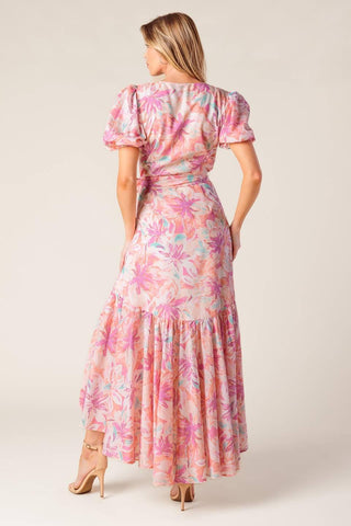 BLESS YOUR HEART CORAL WOVEN MINI DRESS - Glamourous Grace