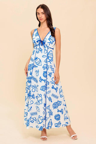 ITALIAN SUMMER WOVEN ANKLE DRESS - Glamourous Grace