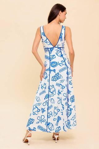 ITALIAN SUMMER WOVEN ANKLE DRESS - Glamourous Grace