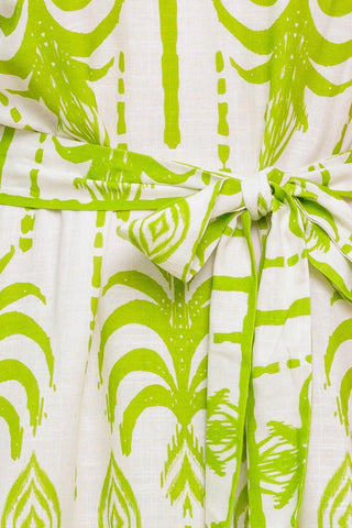 SUNDOWN CHARM GREEN WOVEN MINI DRESS - Glamourous Grace