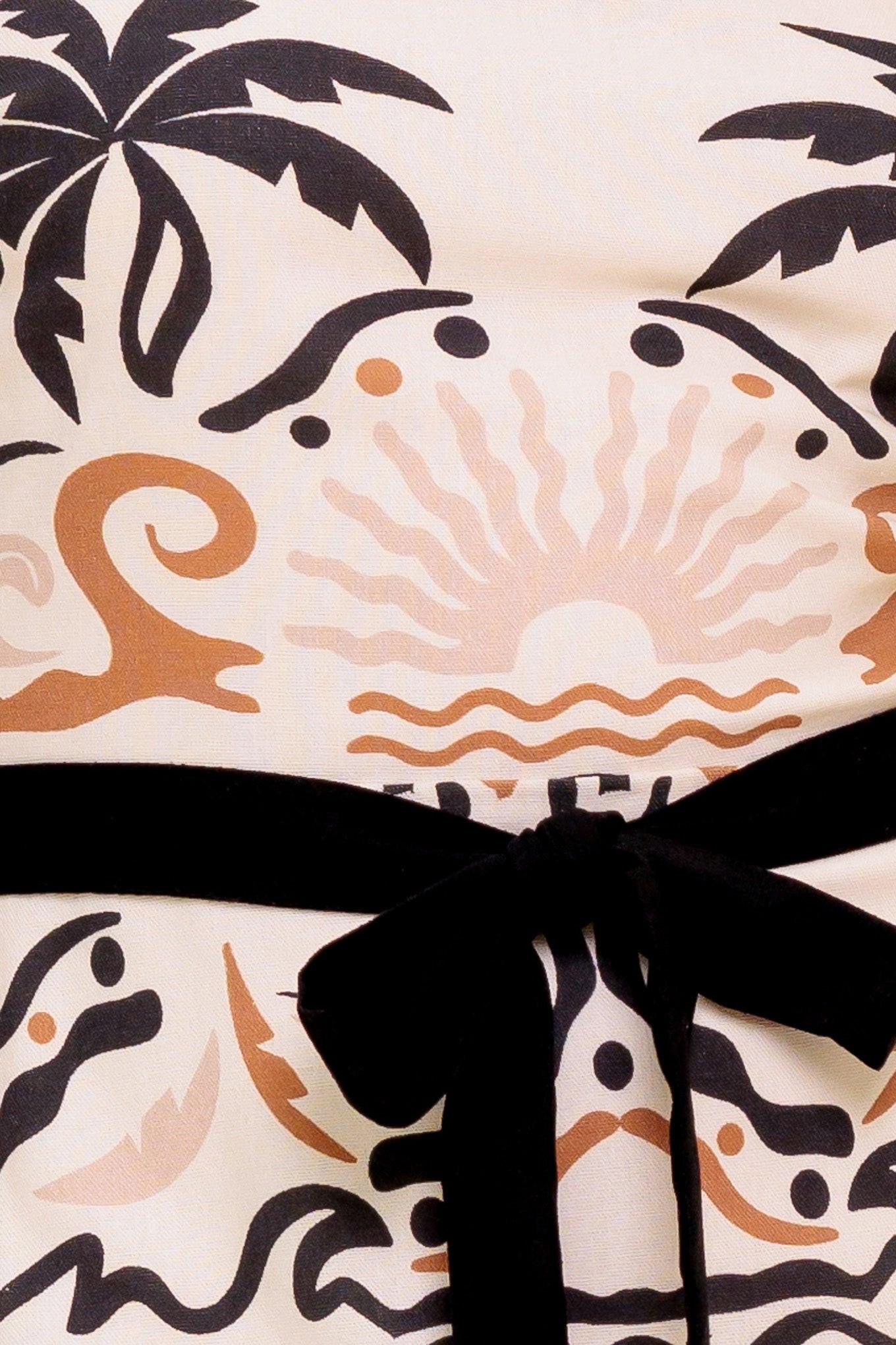 TROPIC NOIR WOVEN MINI DRESS - Glamourous Grace