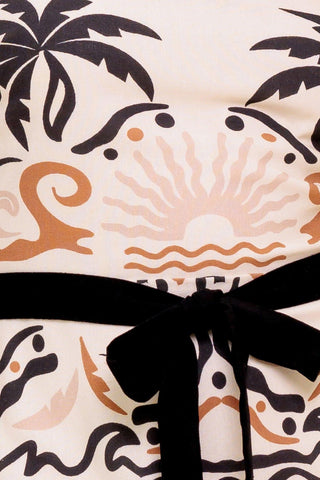 TROPIC NOIR WOVEN MINI DRESS - Glamourous Grace