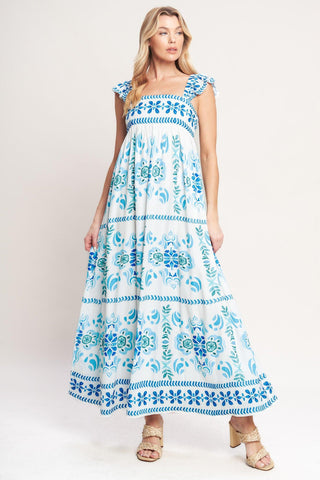 WALKING ON THE COAST WOVEN MAXI DRESS - Glamourous Grace