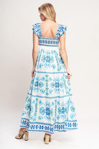 WALKING ON THE COAST WOVEN MAXI DRESS - Glamourous Grace