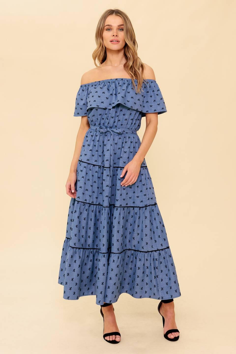 YOU'RE UNFORGETTABLE WOVEN MDI DRESS - Glamourous Grace