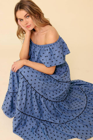 YOU'RE UNFORGETTABLE WOVEN MDI DRESS - Glamourous Grace