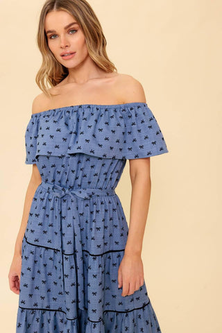 YOU'RE UNFORGETTABLE WOVEN MDI DRESS - Glamourous Grace