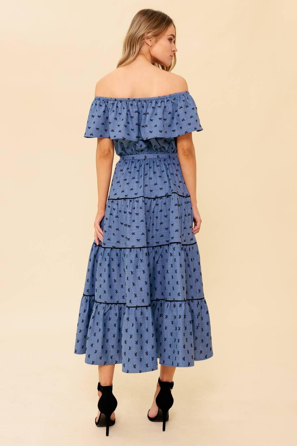 YOU'RE UNFORGETTABLE WOVEN MDI DRESS - Glamourous Grace
