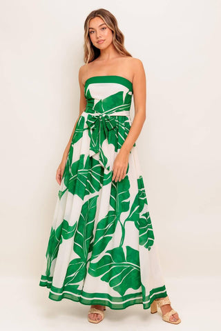 PURE MOMENT GREEN WOVEN ANKLE DRESS - Glamourous Grace