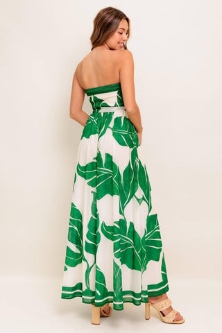 PURE MOMENT GREEN WOVEN ANKLE DRESS - Glamourous Grace