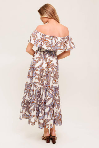 LILY GARDEN LAVENDER WOVEN MIDI DRESS - Glamourous Grace