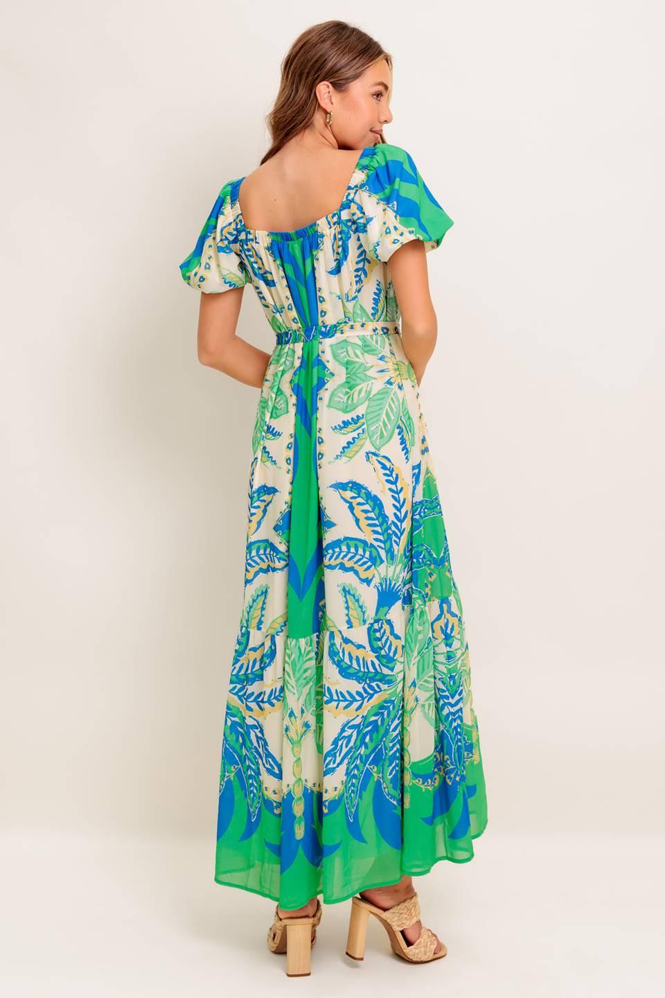 PALM SPRING NIGHTS WOVEN MAXI DRESS - Glamourous Grace