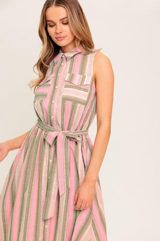 WIND ON MY SKIN WOVEN MIDI DRESS - Glamourous Grace