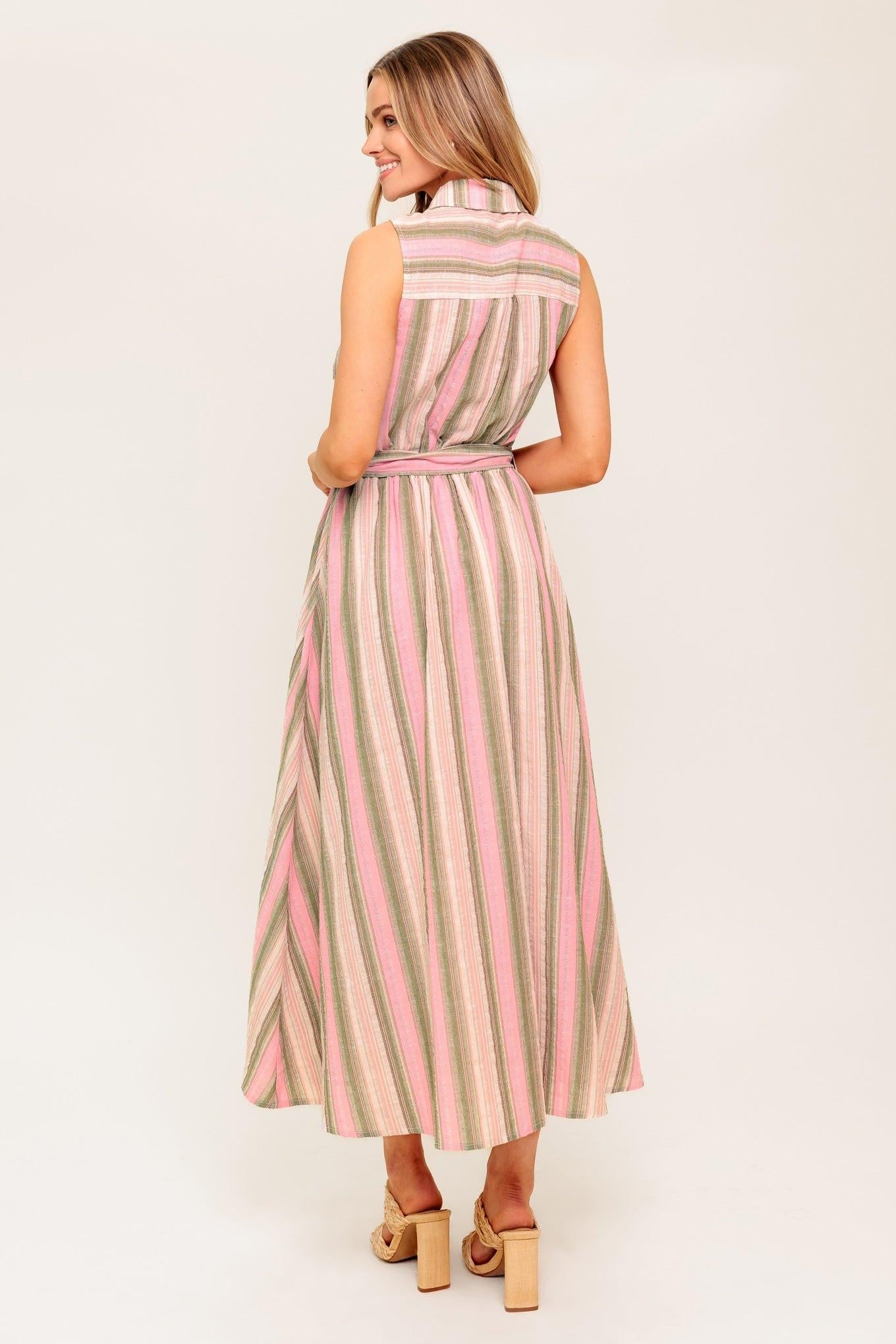 WIND ON MY SKIN WOVEN MIDI DRESS - Glamourous Grace