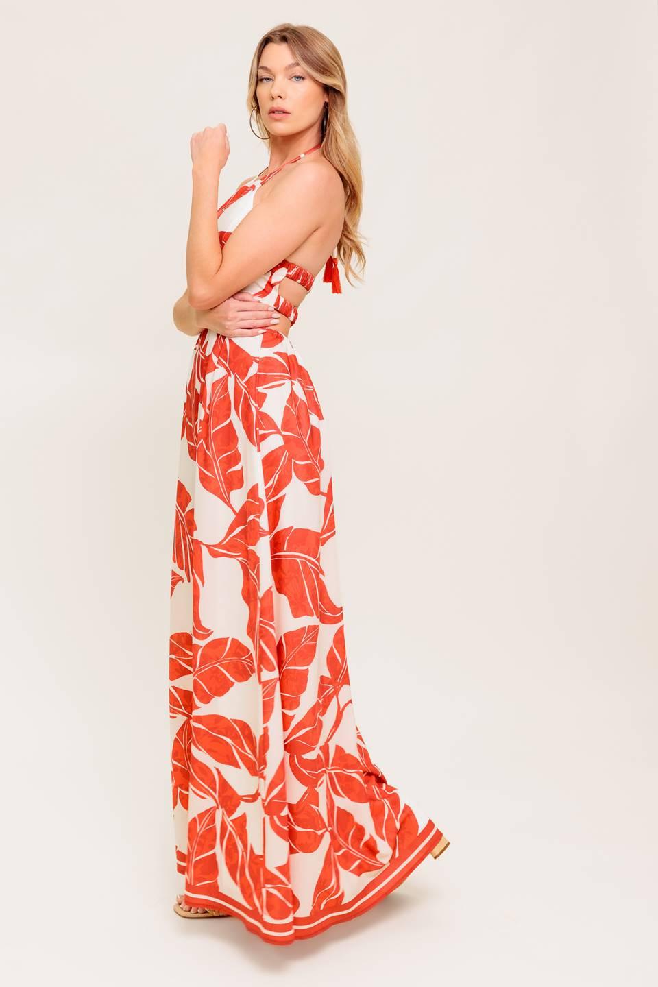 FIRST GLANCE RED WOVEN MIDI DRESS - Glamourous Grace
