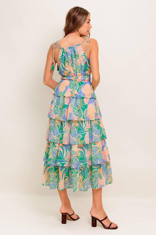 CABANA DREAMS WOVEN MIDI DRESS - Glamourous Grace