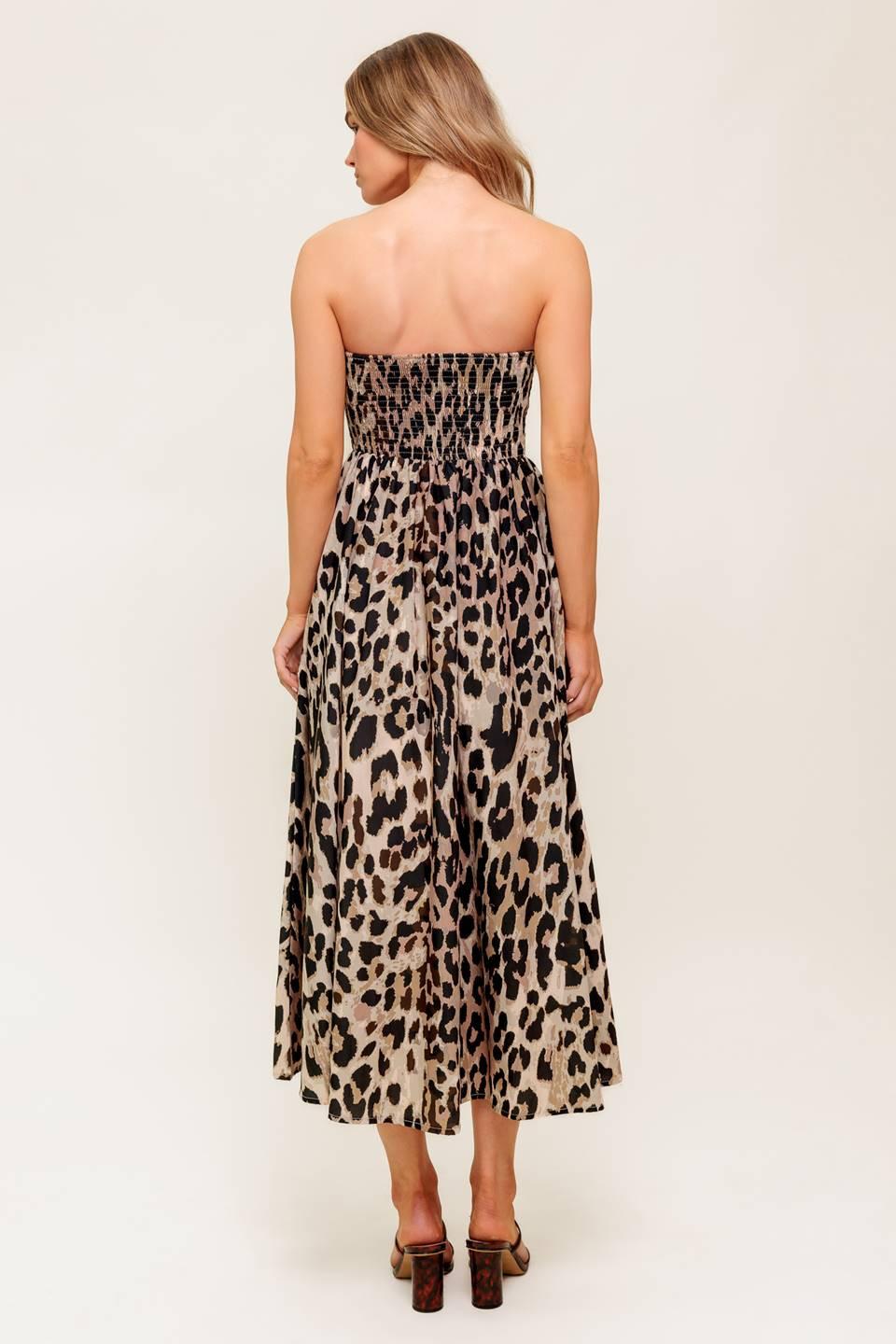 FLUTTER GLOW BALLET WOVEN MIDI DRESS - Glamourous Grace