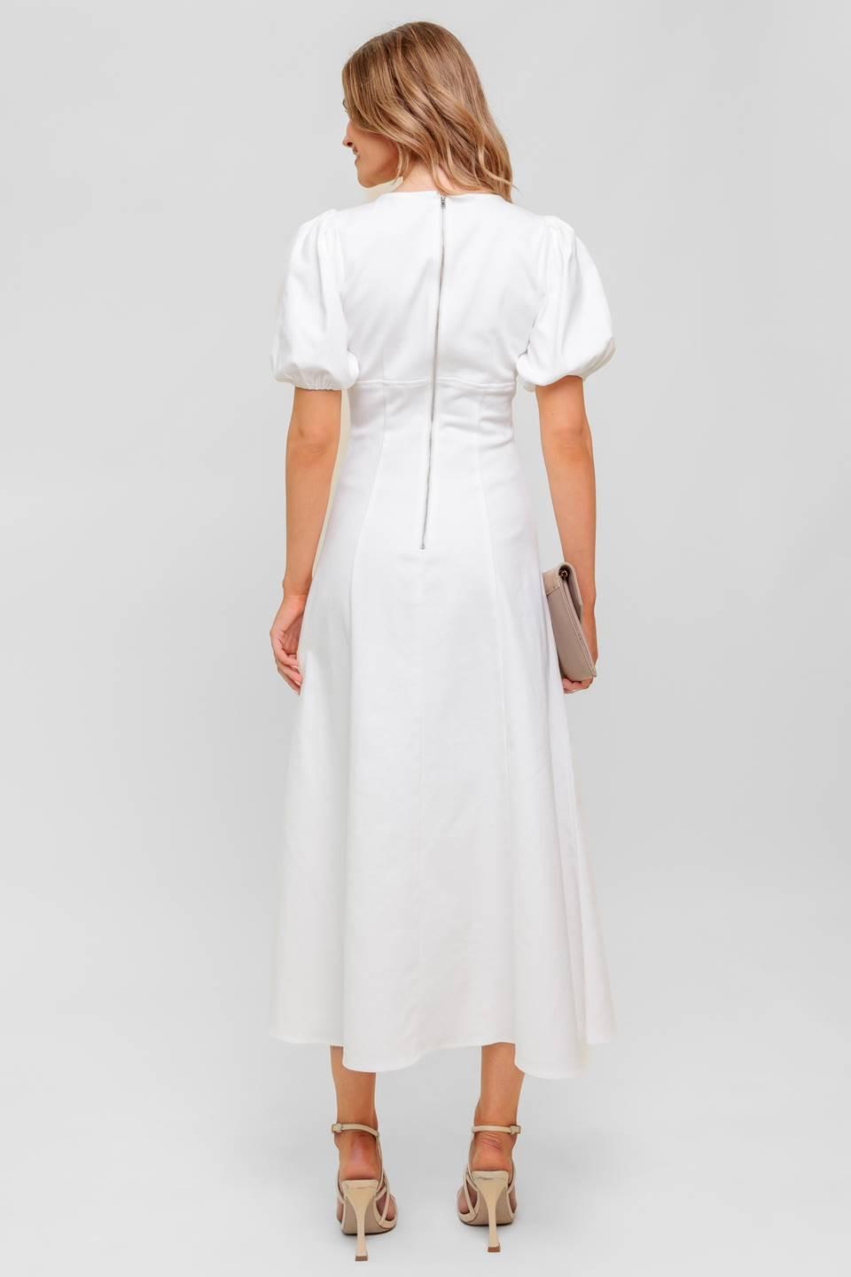 SECRET VINE GLOW WOVEN TWILL MIDI DRESS - Glamourous Grace