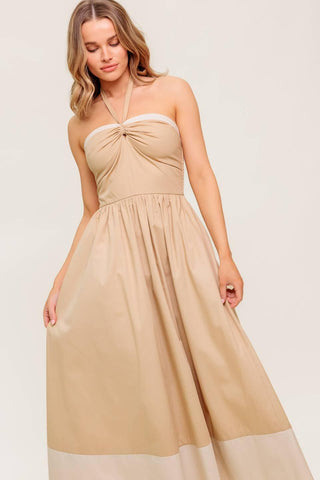 HYDRANGEA HAZE WOVEN MIDI DRESS - Glamourous Grace