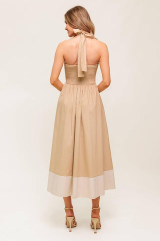 HYDRANGEA HAZE WOVEN MIDI DRESS - Glamourous Grace