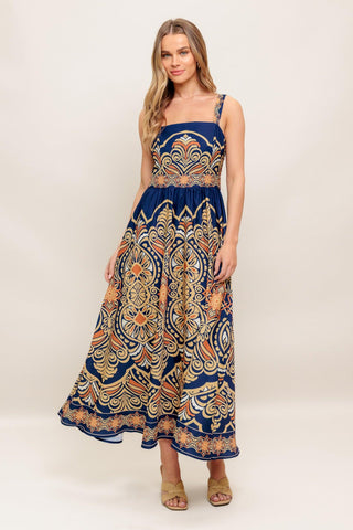 SAHARA DREAMS WOVEN MIDI DRESS - Glamourous Grace