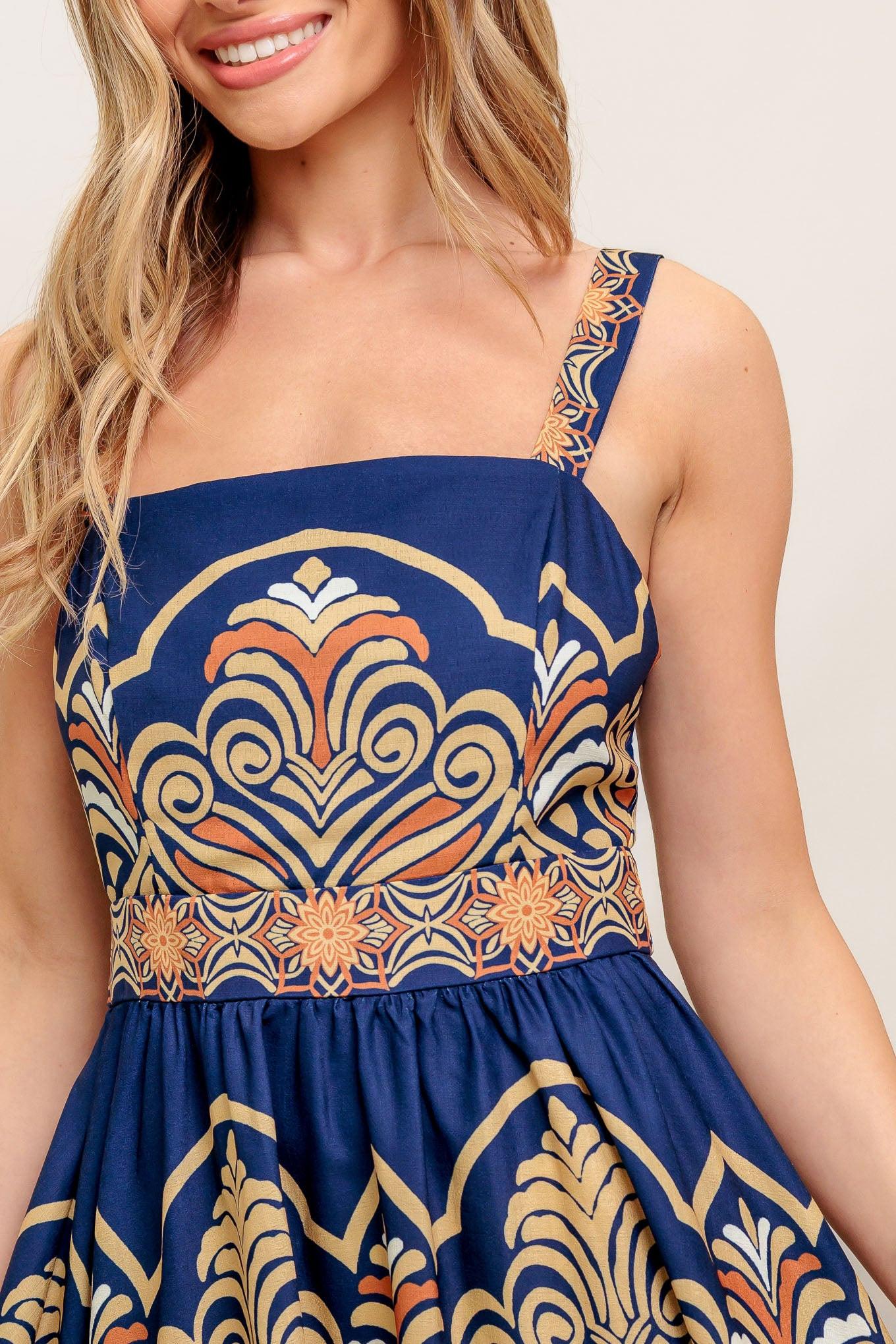SAHARA DREAMS WOVEN MIDI DRESS - Glamourous Grace