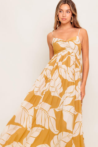 HEART OF HYDRANGEA WOVEN MAXI DRESS - Glamourous Grace