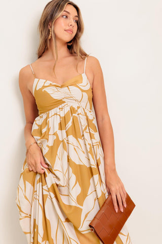 HEART OF HYDRANGEA WOVEN MAXI DRESS - Glamourous Grace