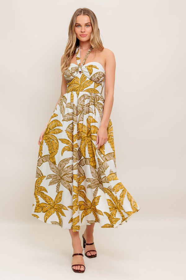 PETITE LOVE WOVEN MIDI DRESS - Glamourous Grace
