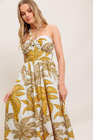 PETITE LOVE WOVEN MIDI DRESS - Glamourous Grace