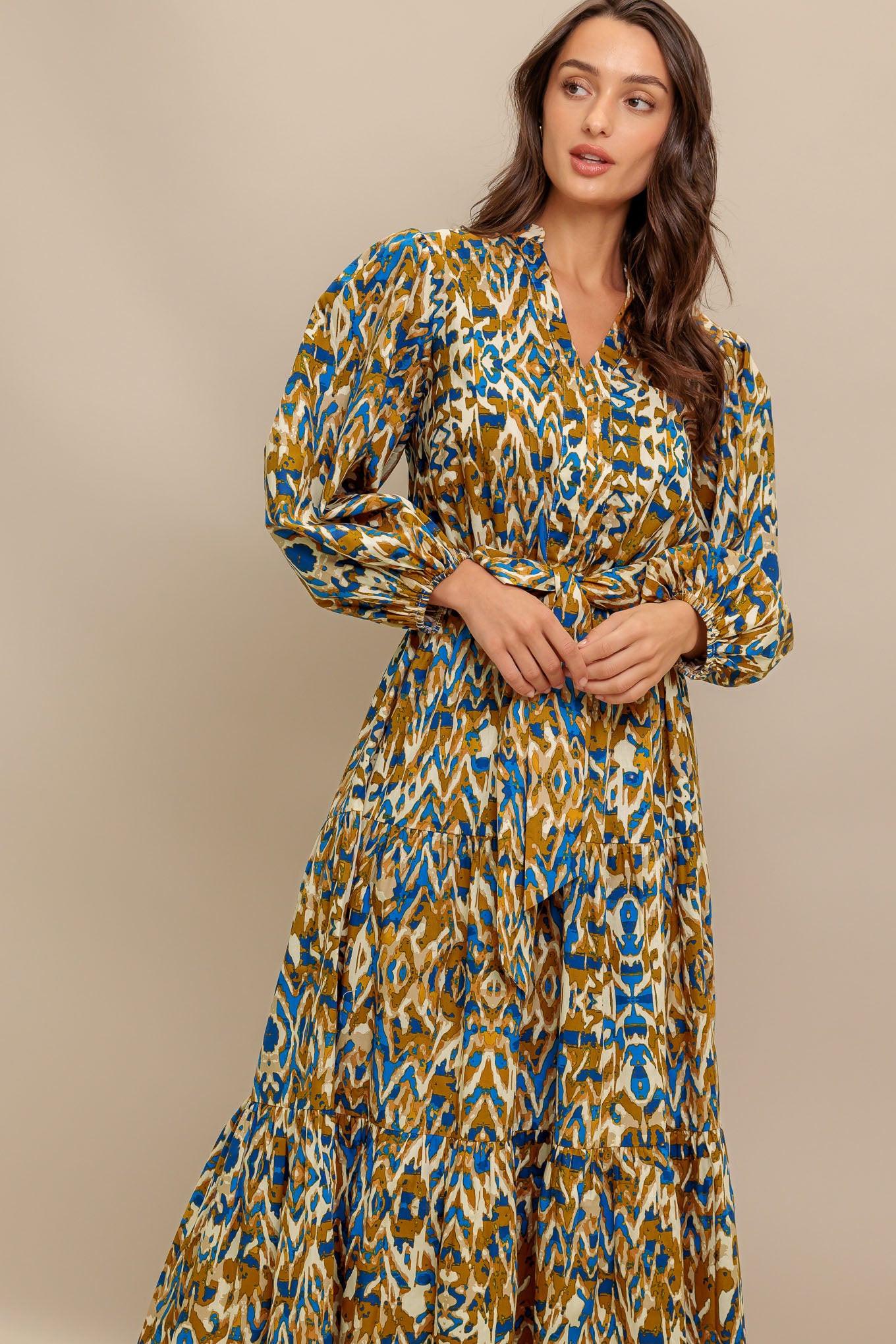 TERRA VISION WOVEN MIDI DRESS - Glamourous Grace