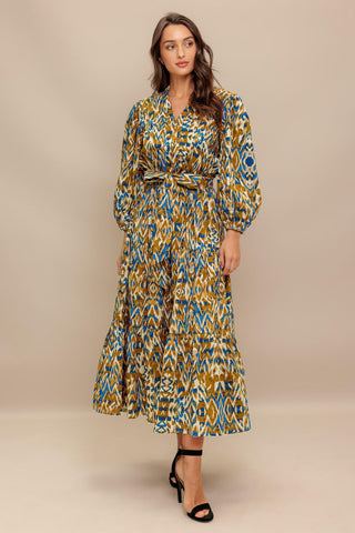 TERRA VISION WOVEN MIDI DRESS - Glamourous Grace