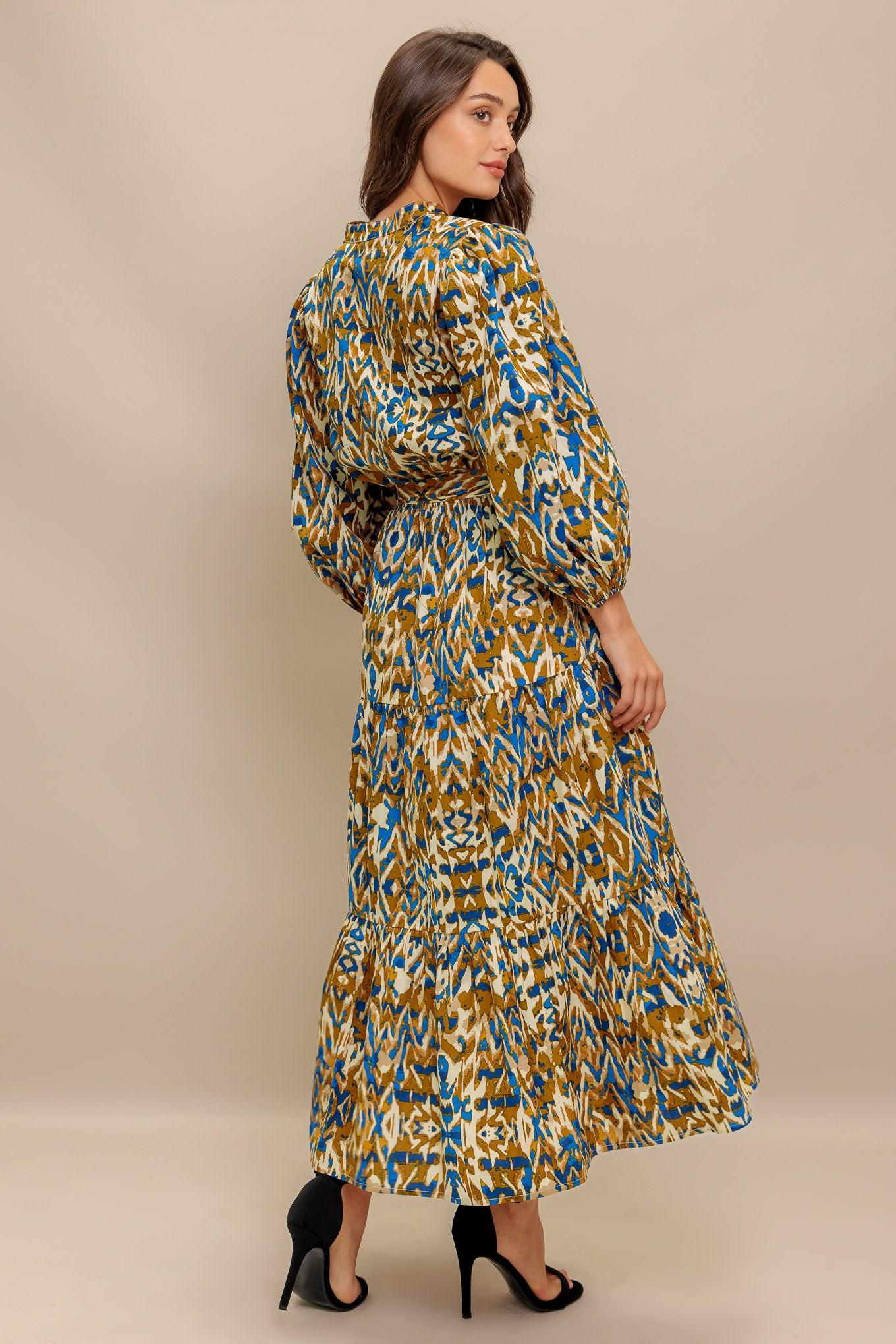TERRA VISION WOVEN MIDI DRESS - Glamourous Grace