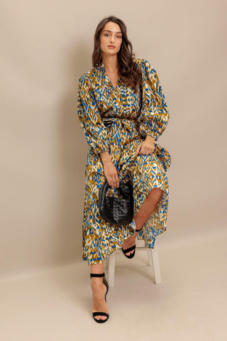 TERRA VISION WOVEN MIDI DRESS - Glamourous Grace