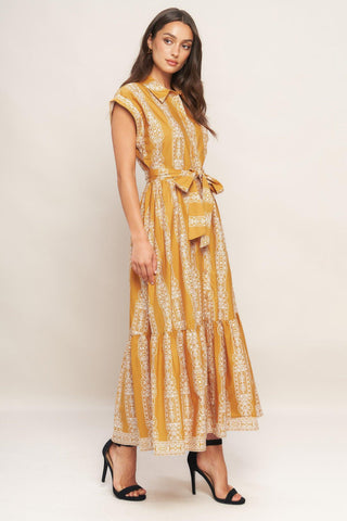DESERT BLOOM WOVEN MIDI DRESS - Glamourous Grace