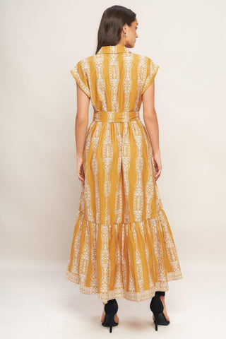 DESERT BLOOM WOVEN MIDI DRESS - Glamourous Grace