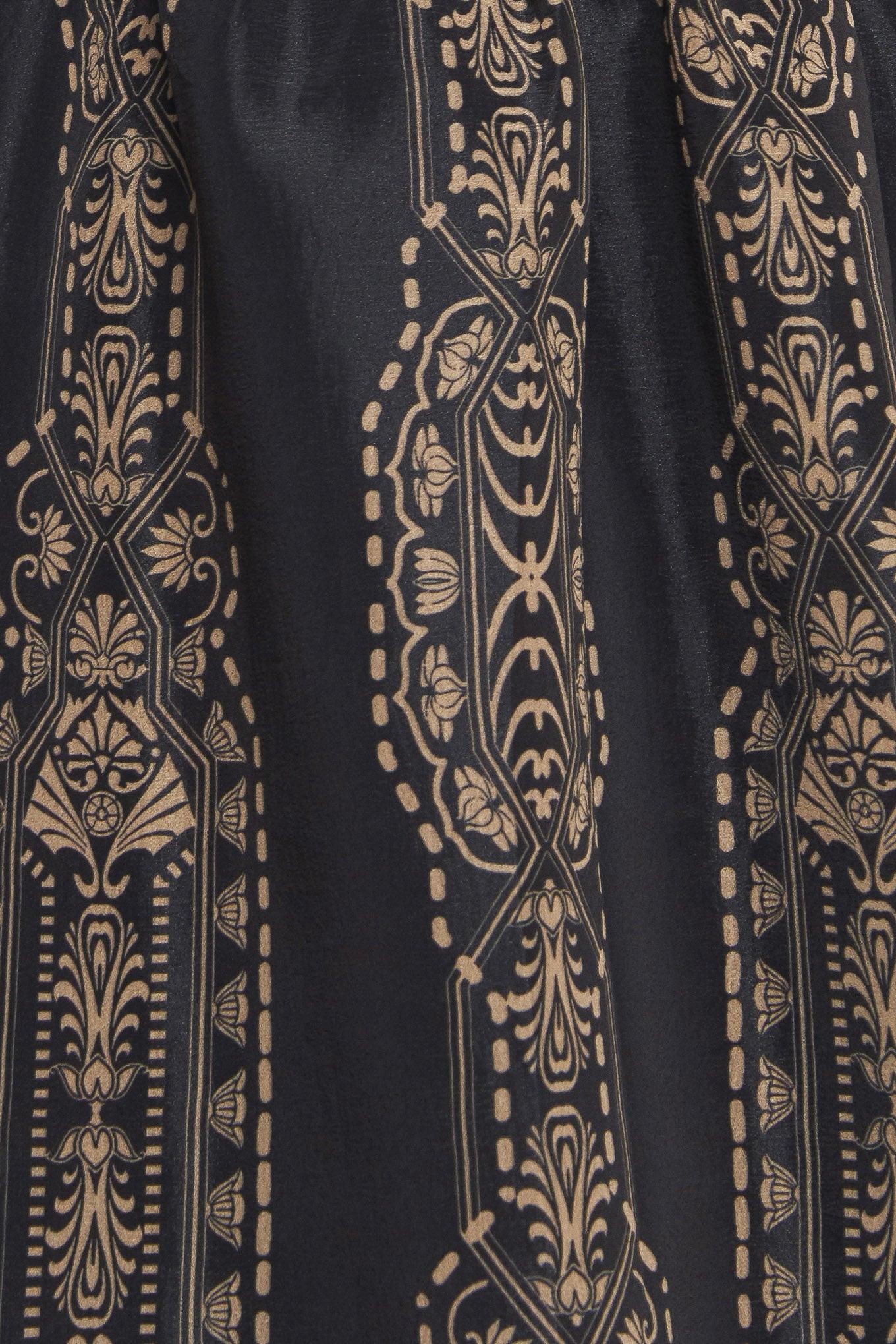 VINTAGE SQUARE WOVEN MIDI DRESS - Glamourous Grace