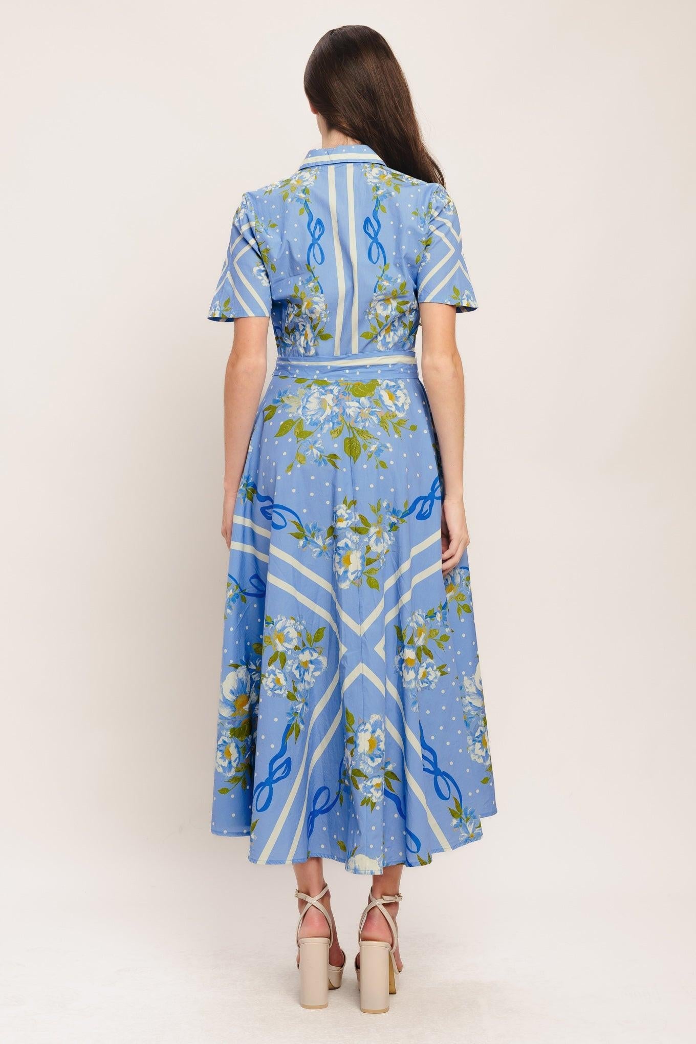 SWEET SOPHISTICATE WOVEN MIDI DRESS - Glamourous Grace